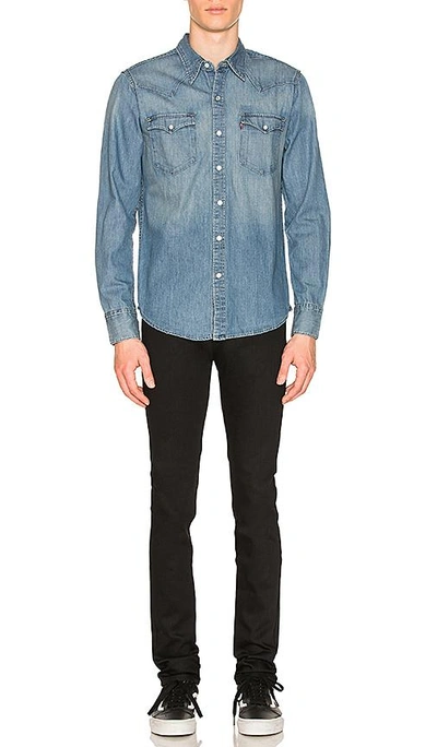 Shop Levi's Barstow Western Shirt In Red Cast Stone