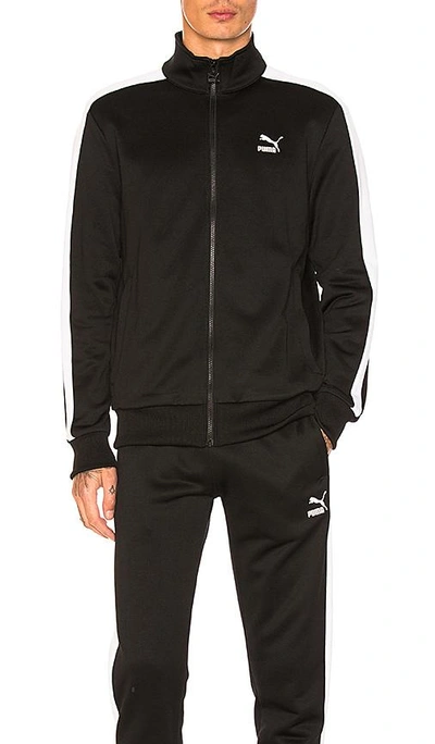 Shop Puma Archive T7 Track Jacket In Black