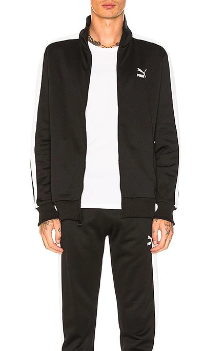 Shop Puma Archive T7 Track Jacket In Black