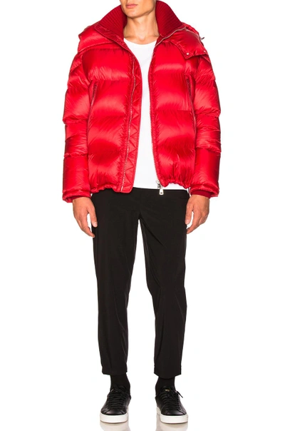 Shop Moncler Pascal Jacket In Red