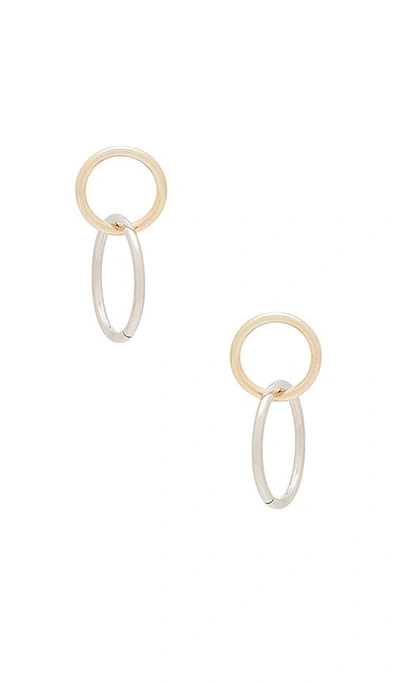 Shop The M Jewelers Ny The Floaris Hoop Earring In Two Tone