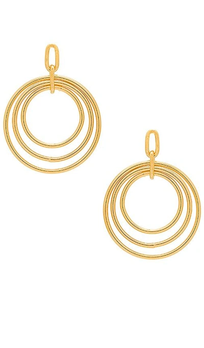 Shop Amber Sceats Tay Earrings In Metallic Gold