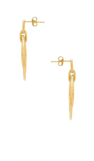 Shop Amber Sceats Tay Earrings In Metallic Gold
