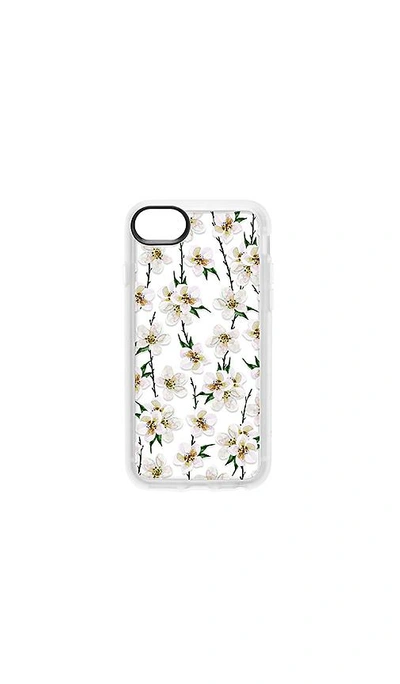 Shop Casetify White Floral Iphone 6/7/8 Case In White. In Multi