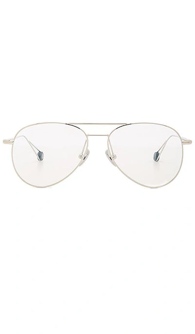 Shop Ahlem Pantheon Opticals In Metallic Silver