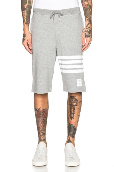 Shop Thom Browne Classic Sweatshorts