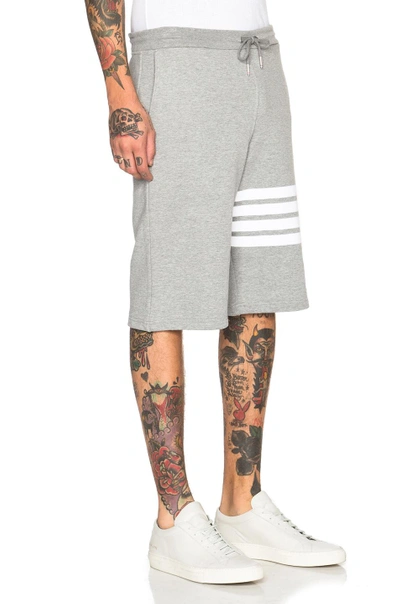 Shop Thom Browne Classic Sweatshorts