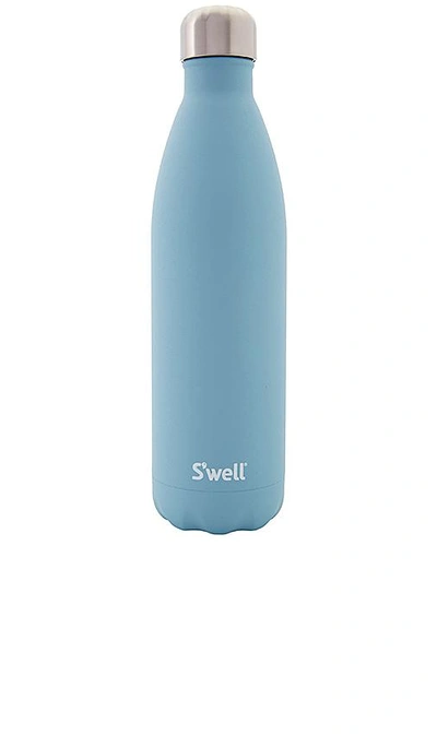 Shop S'well Stone 25oz Water Bottle In Aquamarine