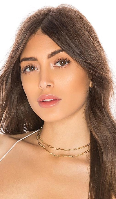 Shop Joolz By Martha Calvo Tribeca Square Link Double Choker In Gold