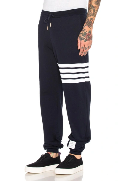 Shop Thom Browne Cotton Sweatpants