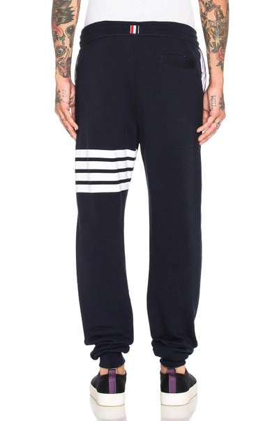 Thom Browne Pantalone Jogging Con Stampa 4bar Stripe