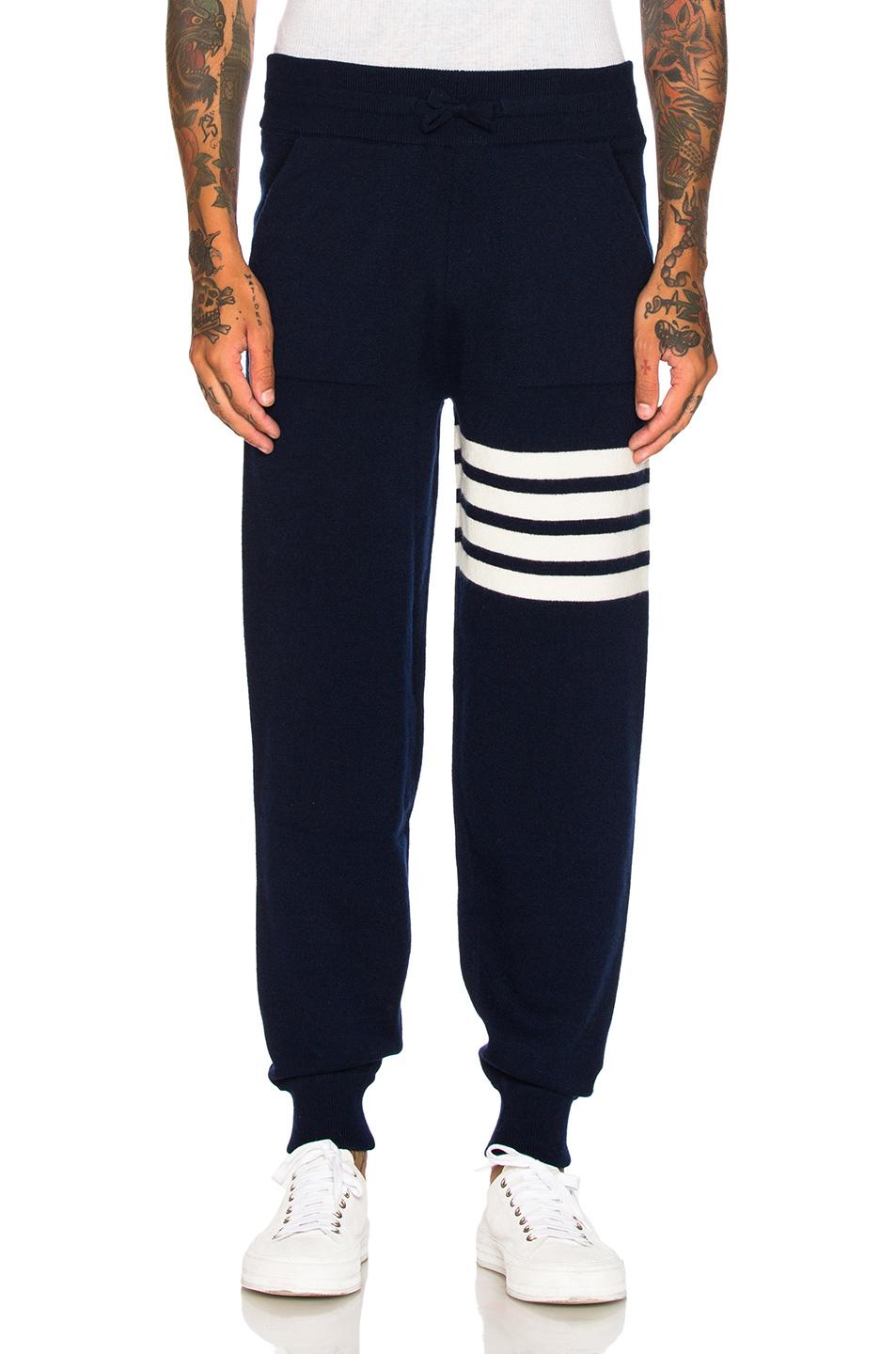 thom browne cashmere sweatpants