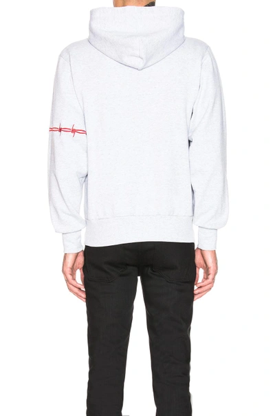 Shop Warren Lotas Zip-up Fleece Hooded Sweatshirt In Gray