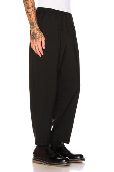 Shop Marni Trousers In Black