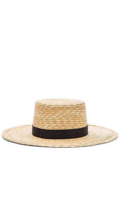 Shop Janessa Leone Klint Hat In Natural