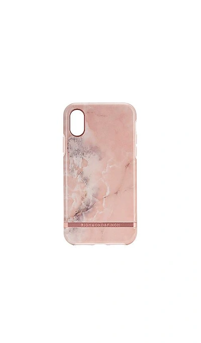 Shop Richmond & Finch Pink Marble Iphone X/xs Case