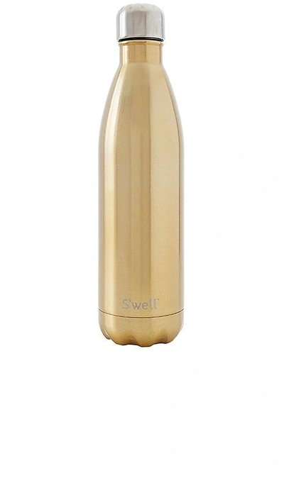 Shop S'well Glitter 25oz Water Bottle In Metallic Gold