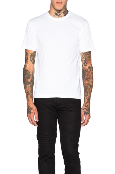 Shop Comme Des Garçons Shirt 'forever' Cotton Tee