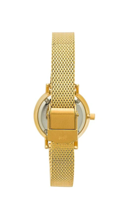 Shop Larsson & Jennings 5th Anniversary Lugano Solaris 26mm Watch In Metallic Gold