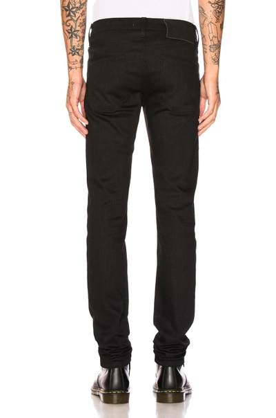 Shop Naked And Famous Super Skinny Guy Black Power Stretch