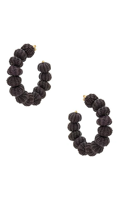 Shop Mercedes Salazar Candongas Earrings In Black