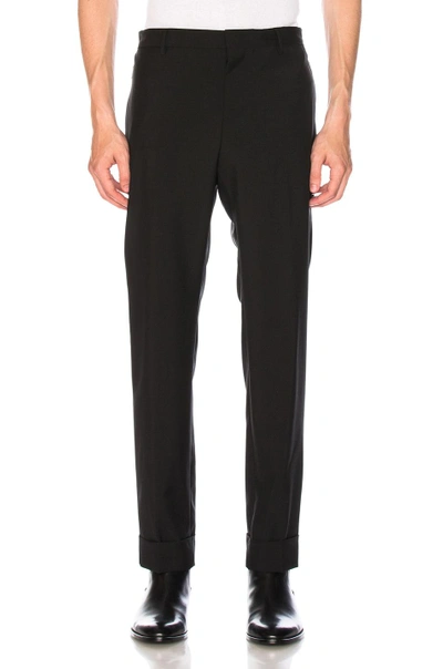 Shop Valentino Zip Pocket Trousers In Black