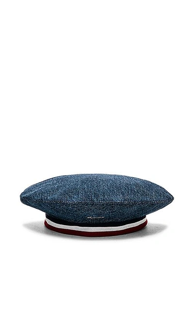 Shop Don Paris Beret In Blue