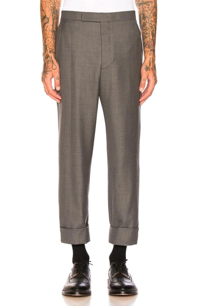 Shop Thom Browne Classic Wool Suit In Medium Grey