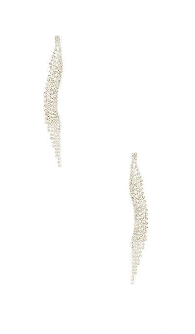 8 Other Reasons Curved Dangle Earring In Silver