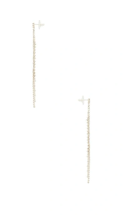 8 Other Reasons Curved Dangle Earring In Silver