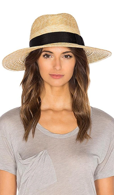 Brixton Joanna Straw Hat In Honey