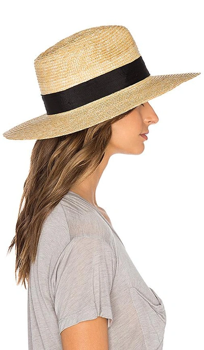 Brixton Joanna Straw Hat In Honey