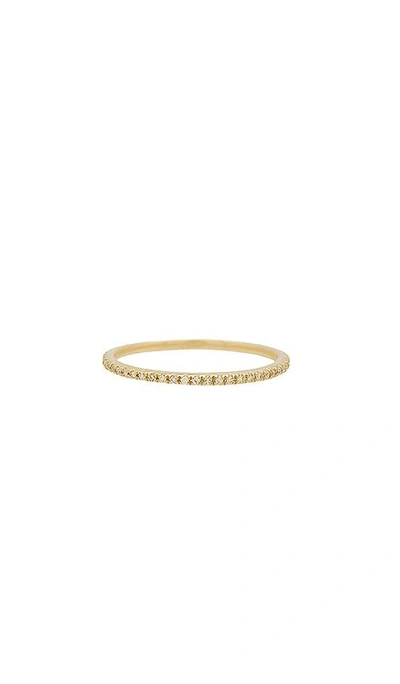 Shop Ef Collection Diamond Eternity Stack Ring In Gold