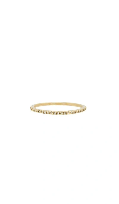 Ef Collection 14k Gold Diamond Eternity Stack Ring In Gold