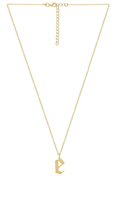 Shop The M Jewelers Ny The Old English E Pendant In Gold