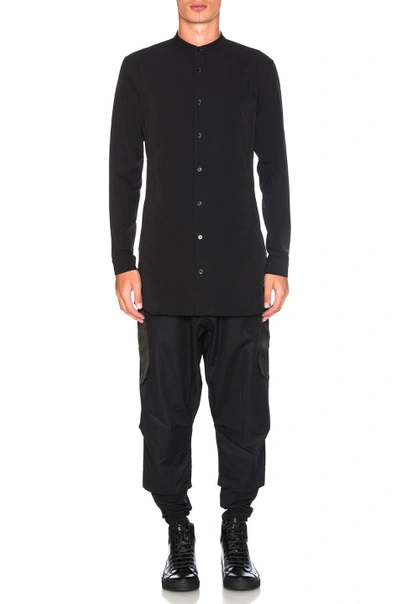 Shop Acronym Hd Jersey Long Sleeve Shirt In Black