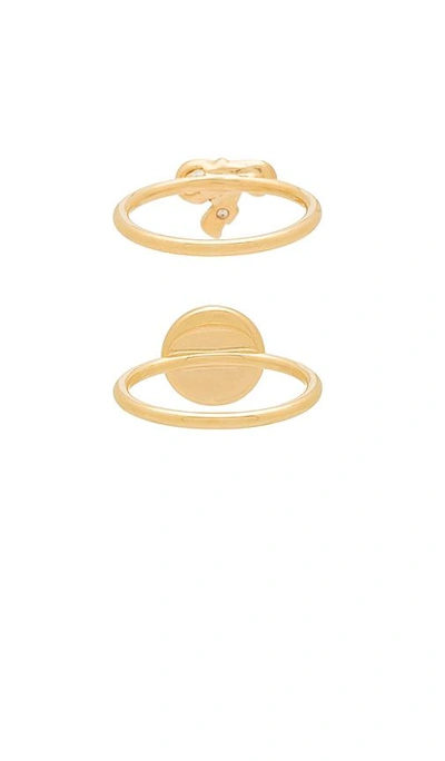 Shop Marc Jacobs Charm Ring In Metallic Gold