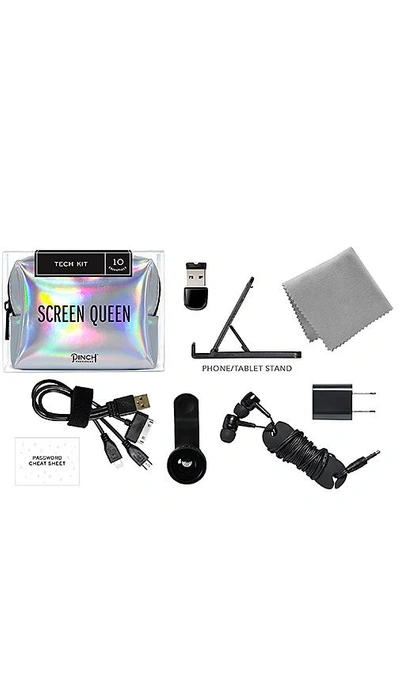 Shop Pinch Provisions Screen Queen Tech Kit In Silver Hologram