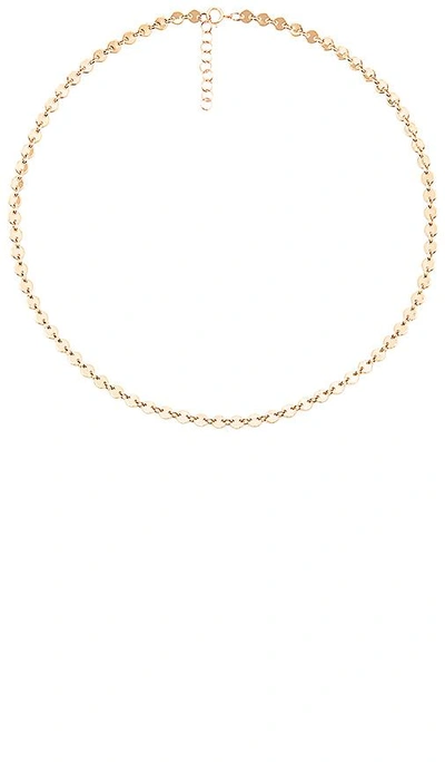 Shop Eight By Gjenmi Jewelry Disc Choker In Metallic Gold