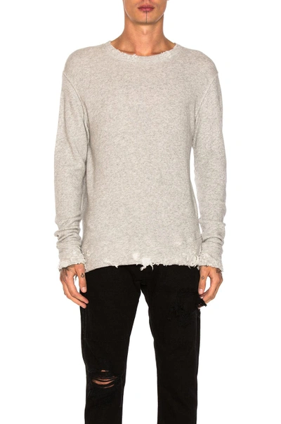 Shop R13 Vintage Sweatshirt In Gray
