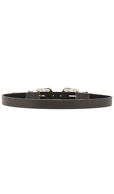 Shop B-low The Belt Baby Bri Bri Belt In Black & Silver