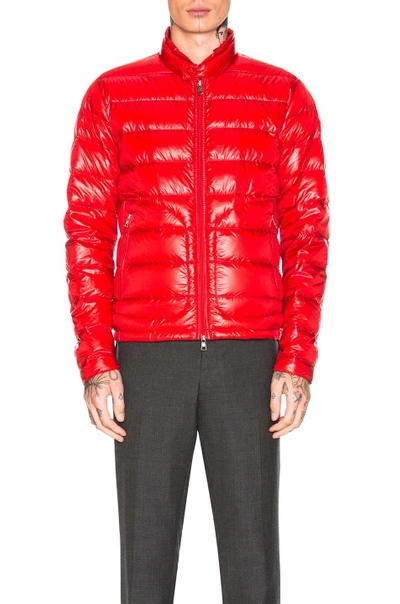 Shop Moncler Acorus Jacket In Red