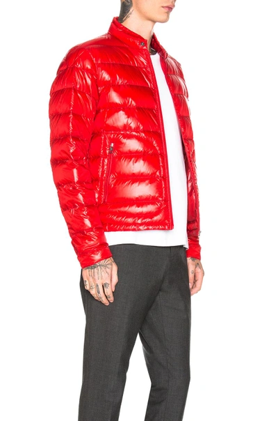 Shop Moncler Acorus Jacket In Red