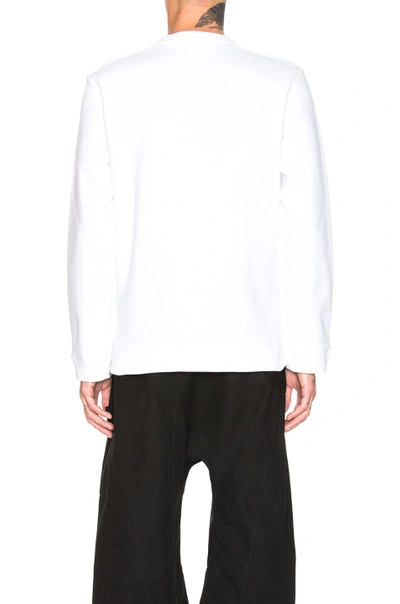 Shop Raf Simons Crewneck Sweatshirt In White.