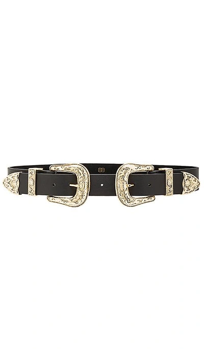 Shop B-low The Belt Bri Bri Waist Belt In Black & Gold
