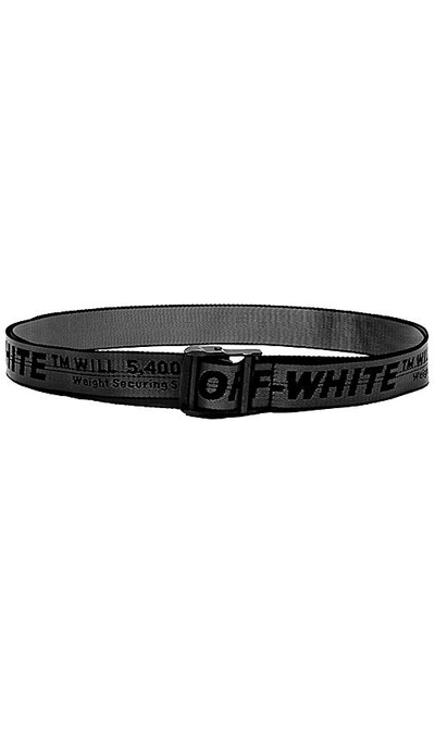 Shop Off-white Industrial Belt In Black