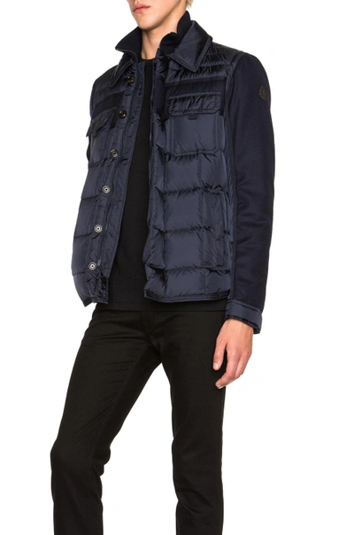 Shop Moncler Blais Jacket In Blue