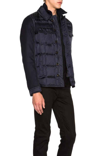 Shop Moncler Blais Jacket In Blue