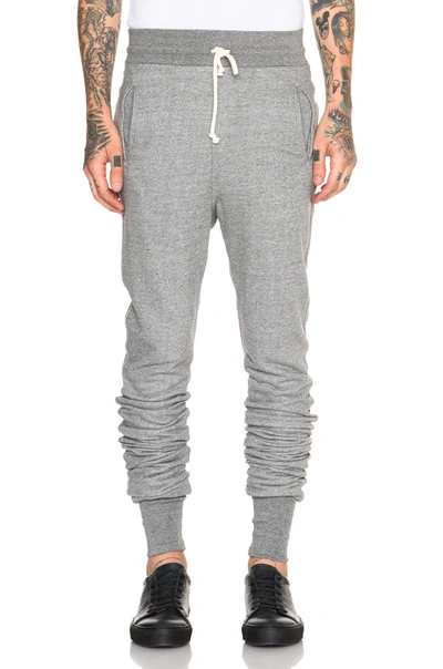 Shop John Elliott Kito Cotton Sweatpants In Gray