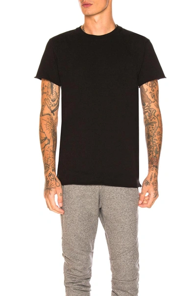 John Elliott Relaxed Crew Neck T-shirt In Black